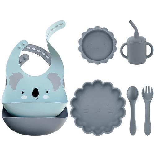 Ensemble'alimentation En Silicone Sans Bpa Pour Bébé, Bavoirs Pliab... on Productcaster.