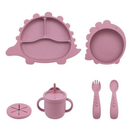 Rouge Foncé - Vaisselle Pour Enfants En Forme De Kawaii, Assiette À... on Productcaster.