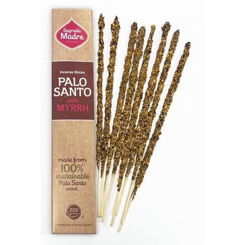 8 bâtons de palo santo et Mirrhe Sagrada Madre on Productcaster.