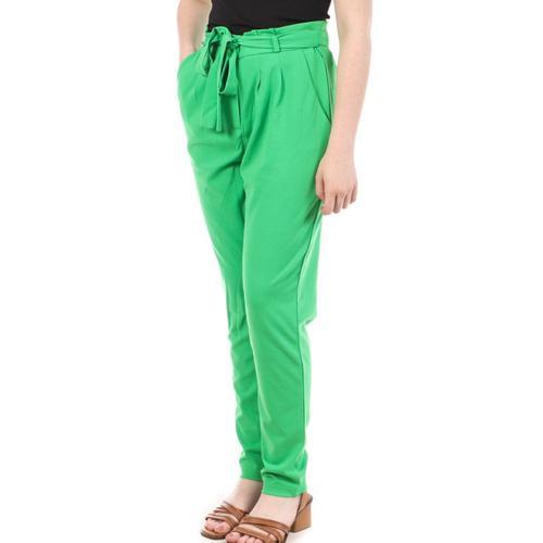 Pantalon Fluide Vert Femme Jdy Tanja on Productcaster.