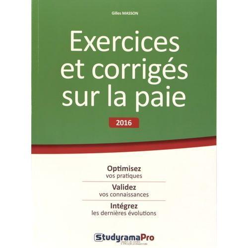 Exercices Et Corrigés Sur La Paie on Productcaster.