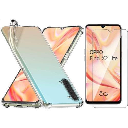 Coque Silicone Transparente Angles Renforces+Verre Trempe Pour Oppo... on Productcaster.