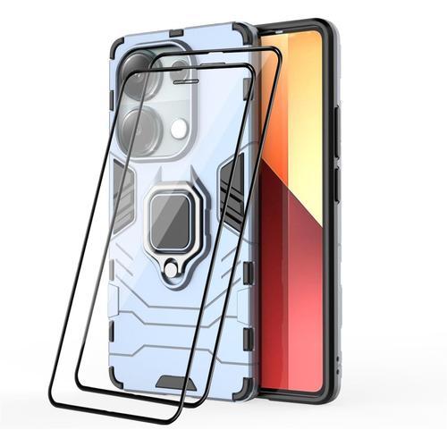 Coque Pour Redmi Note 13 Pro 4g Avec Anneau Support Métallique Rota... on Productcaster.