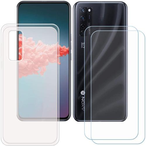 Coque Pour Zte Axon 20 5g & 2 Pièces Verre Trempé Film Protection É... on Productcaster.