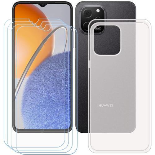 Coque Pour Huawei Nova Y62 Plus + 4 Pièces Verre Trempé Film Protec... on Productcaster.