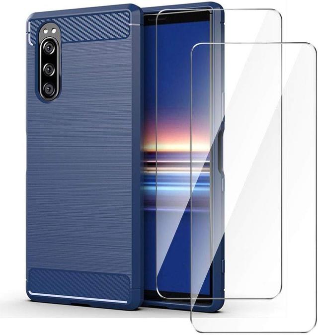 Coque Pour Sony Xperia 5 + 2 X Protecteurs D'écran En Verre Trempé ... on Productcaster.