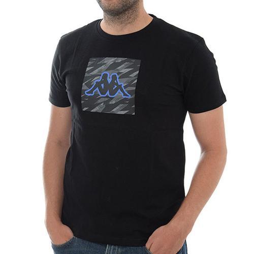 T-Shirt Noir Homme Kappa Graphik on Productcaster.