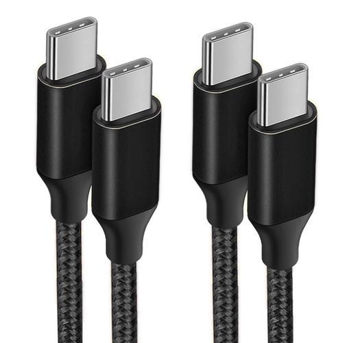 Lot de 2 Câble USB-C vers USB-C Rapide 3A pour Samsung Galaxy A23 A... on Productcaster.