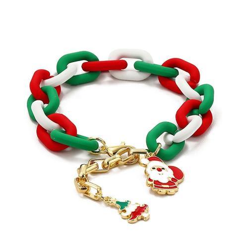 Chain Bracelet Christmas Bracelet Acrylic Chain Bracelet Pendant Br... on Productcaster.