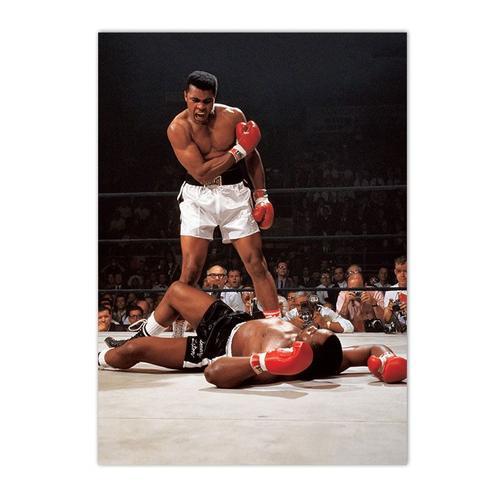 Affiche De Boxe De Mohammad Ali, Peinture Sur Toile, Célèbre Boxer,... on Productcaster.