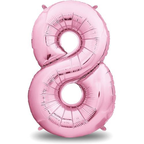 Ballon Anniversaire 8 Ans - 101 Cm Ballon Chiffre - Deco Kit Annivi... on Productcaster.