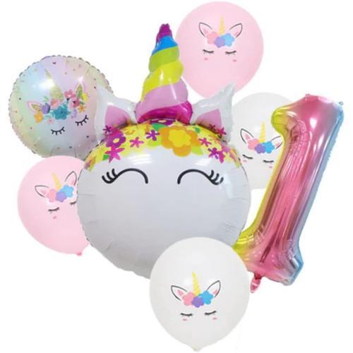 Anniversaire Licorne 1 Ans - Ballon Licorne Fille Chiffre 1, Decora... on Productcaster.