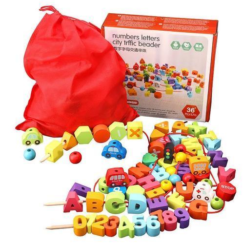 Perles De Laçage Pour Enfants D'Âge Préscolaire, Jouets De Thér... on Productcaster.