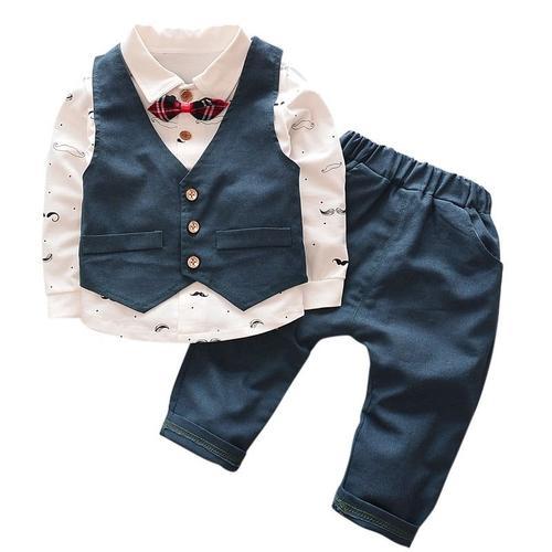 Ensemble Gilet + Chemise + Pantalon Pour Garçon, 3 Pièces, Vêtement... on Productcaster.