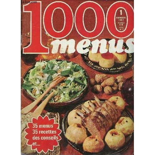 1000 Menus N°1 - 35 Menus, 35 Recettes, Des Conseils... on Productcaster.