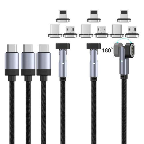 Câble De Chargement Magnétique Netdot 3 En 1 Usb-C, Charge Rapide P... on Productcaster.