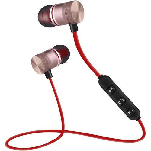 Écouteurs Bluetooth 4.1 Sans Fil, Sport Oreillettes Stéréo Anti-Bru... on Productcaster.