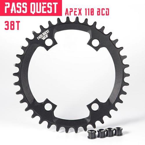 38t - Pass Quest Pédalier Rond Pour Vélo De Route, Plateau Large Et... on Productcaster.