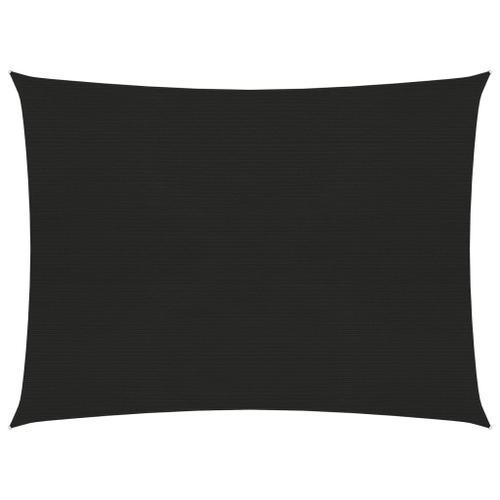 Voile D'ombrage 160 G/M² 3,5 X 4,5 M Pehd Noir Helloshop26 02_0009194 on Productcaster.