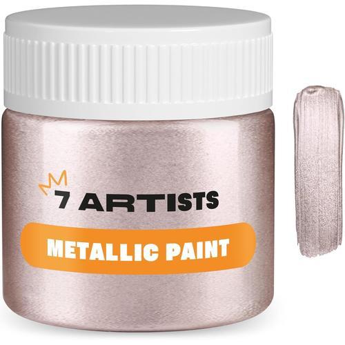 Peinture Acrylique Metallique 50 Ml Rose Gold Acrylic Paint|Peintur... on Productcaster.