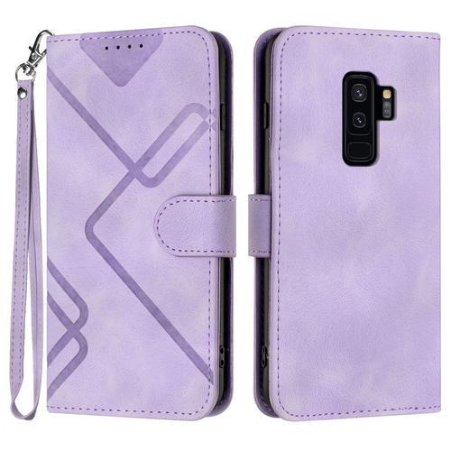 Coque Pour Samsung Galaxy S9 Plus,Etui En Cuir Pu Portefeuille Magn... on Productcaster.