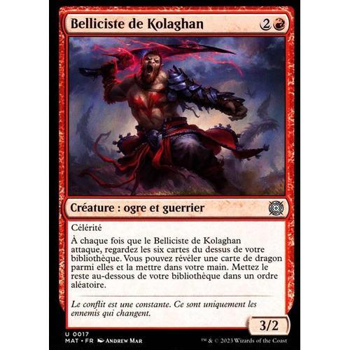 Belliciste De Kolaghan - Magic - L' Invasion Des Machines - Le Jour... on Productcaster.