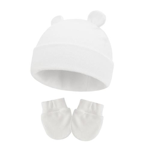 Newborn Baby Hat And Gloves Set Baby Fetal Cap Baby Hospital Hat No... on Productcaster.