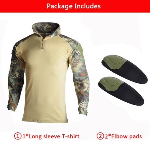 Chemises De Camping Multicam Pour Hommes,Softair Skip,Manches Longu... on Productcaster.