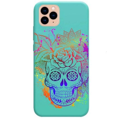 Coque Turquoise Iphone 11 Mort Mexicaine Calavera Multicolore on Productcaster.