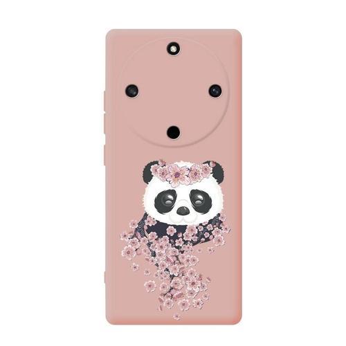 Coque Rose Honor X9a Et Magic 5 Lite Panda Sakura Cerisier on Productcaster.