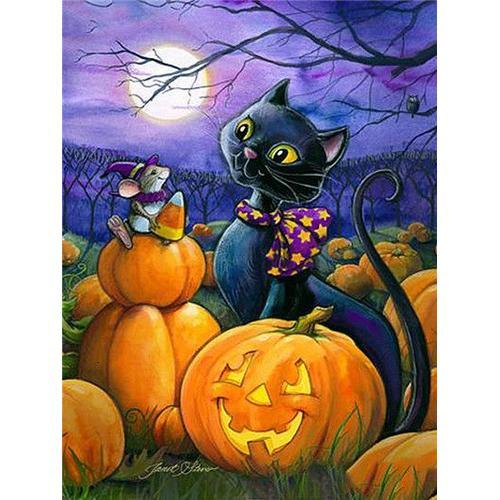 Peinture Diamant Thème Halloween, Kit Complet De Broderie En Point ... on Productcaster.