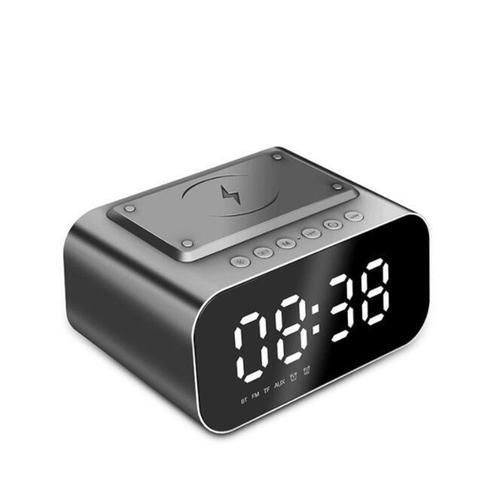 Chargeur sans fil réveil Bluetooth haut-parleur LED horloge numériq... on Productcaster.