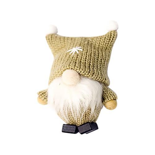 Poupée de noël sans visage, elfe en peluche, avec chapeaux tricotés... on Productcaster.