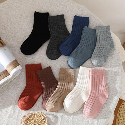 Chaussettes À Rayures De Style Espagnol, Vêtements Doux En Coton, C... on Productcaster.