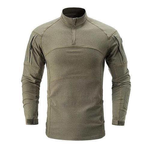 Chemise Camouflage À Manches Longues Pour Hommes,Chemise Skip,Vêtem... on Productcaster.