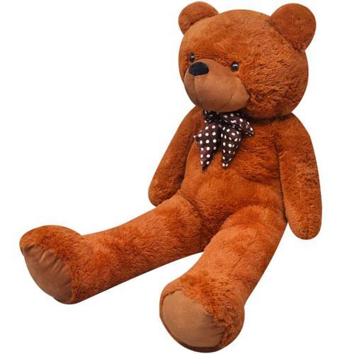 Ours En Peluche Doux Xxl 175 Cm Marron on Productcaster.