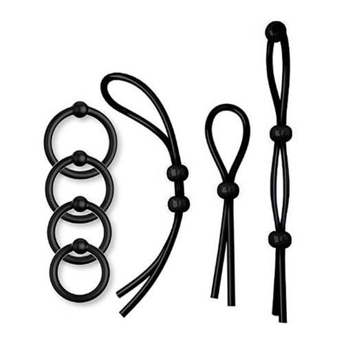 Corde D'anneau De Pénis Réglable Adulte Sex Toy Hommes Silicone Mas... on Productcaster.