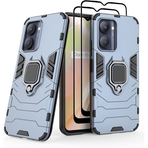 Coque Pour Realme C33 4g,Housse De Protection Double Couche Anticho... on Productcaster.