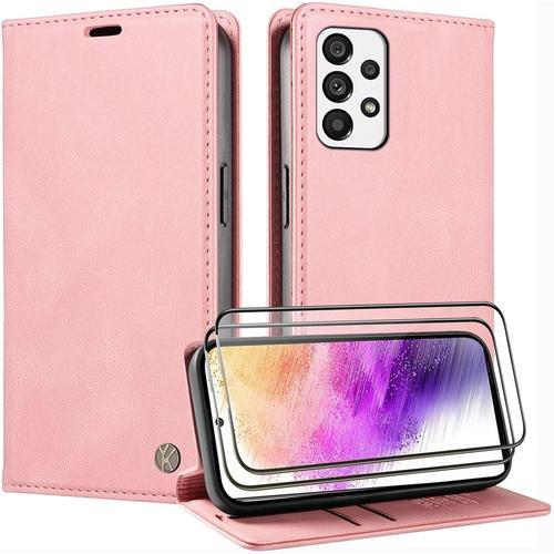 Etui Coque Samsung Galaxy A73 5g + 2 Pièces Verre Trempé,Etui Prote... on Productcaster.