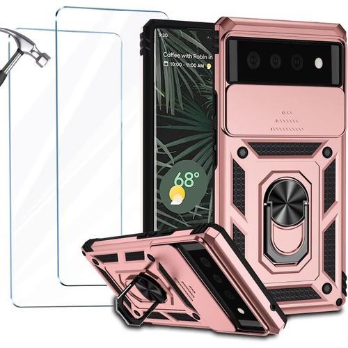 Coque Pour Google Pixel 6a 5g & 2 Verre Trempé,Protection De La Cam... on Productcaster.