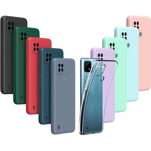 -10x Coque Pour Realme C21y(C21-Y)/Realme C25y, Étui Unie Couleur U... on Productcaster.