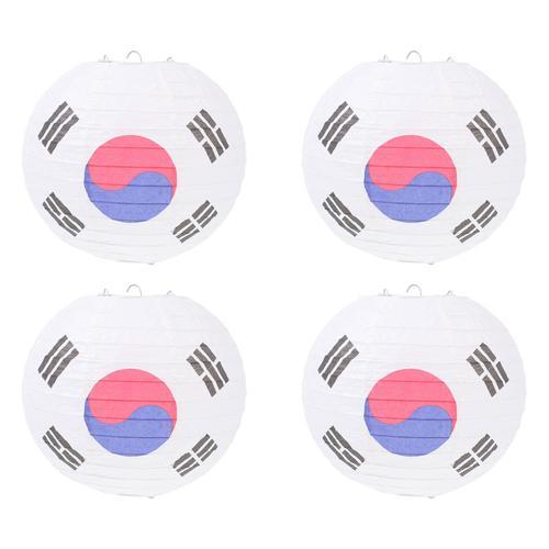 4pcs Festival Lanternes décoratives de style Korea Style Lanterns R... on Productcaster.