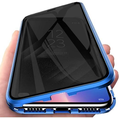 Coque Anti Espion Pour Iphone Xr, Coque Magnétique En Verre Trempé ... on Productcaster.