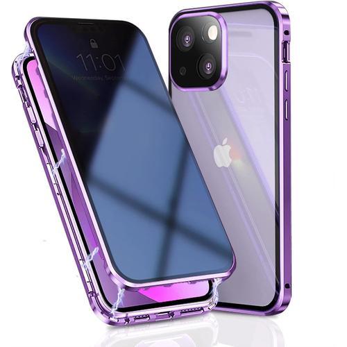 Coque 360 Degrés Pour Iphone 14,Magnétique Housse Avec Anti-Espion ... on Productcaster.