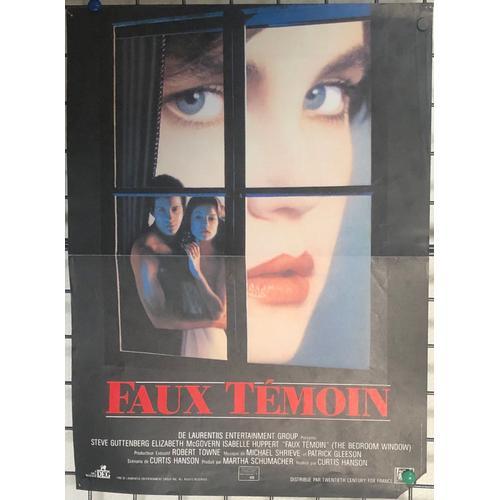 Affiche Cinéma Faux Témoin, Steve Guttenberg, Elisabeth Mggovern, I... on Productcaster.