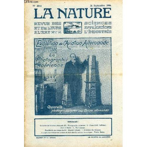 La Nature N° 2341 - Evolution De L Aviation Allemande (5) : Photogr... on Productcaster.