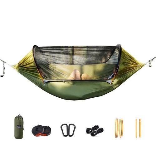 Hamac de camping,balançoire d'extérieur,anti-moustique,double moust... on Productcaster.