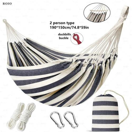 Hamac de Camping en toile de tissu épais et Durable,lit-balançoire ... on Productcaster.