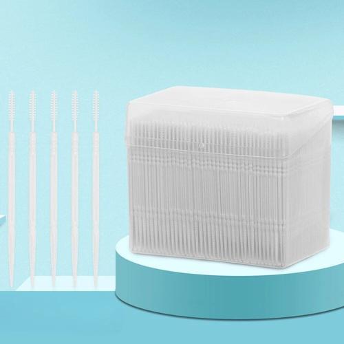 Cure-Dents En Plastique À Double Tête,Bâtonnets Dentaires,Brosse In... on Productcaster.