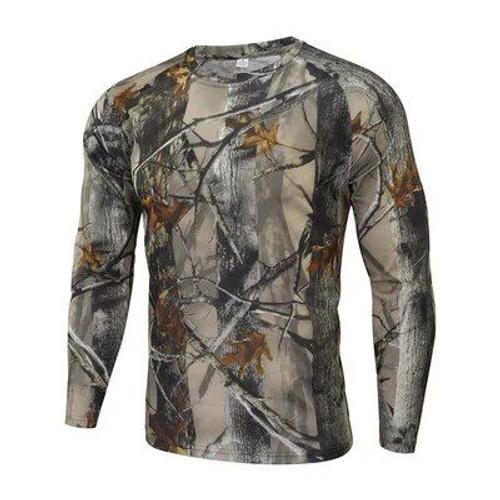 Dulcamsolomon-T-Shirt À Manches Longues Pour Homme,Chemise Camoufla... on Productcaster.